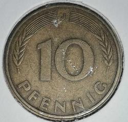ALMANYA  1975  J    10  PFENNIG