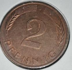 ALMANYA  1991 J   2  PFENNIG