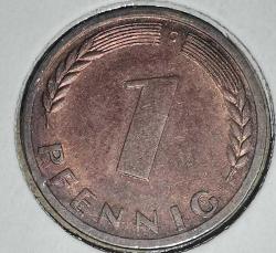 ALMANYA  1969 G    1  PFENNIG