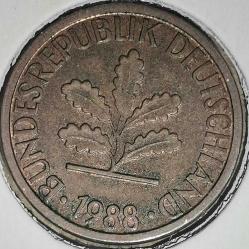 ALMANYA  1988 J    1  PFENNIG
