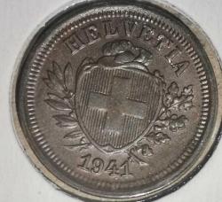 İSVİÇRE 1941  1 RAPPEN