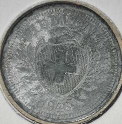 İSVİÇRE 1946  1 RAPPEN