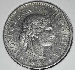 İSVİÇRE 1962  5  RAPPEN