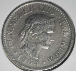 İSVİÇRE 1964  10  RAPPEN