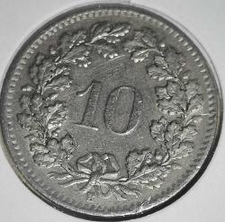 İSVİÇRE 1964  10  RAPPEN