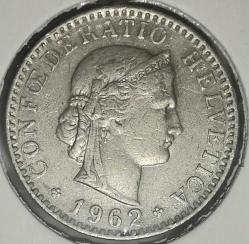 İSVİÇRE  1962   20  RAPPEN