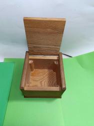 ÇY10-----EL YAPMI ESKİ AHŞAP KUTU