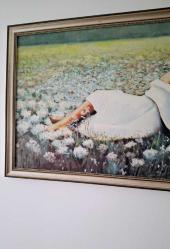 ressam imzalı yağlı boya tablo