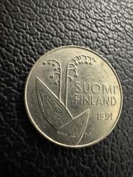 Finlandiya 10 Penni 1991