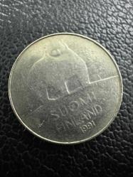 Finlandiya 50 Peni Penni 1991