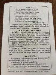 20 TEMMUZ 2004 - TAKVİM YAPRAĞI - DOĞUM GÜNÜ HEDİYESİ - BÜYÜK SAATLİ MAARİF TAKVİMİ - METE - BEHÇET KEMAL ÇAĞLAR - ATATÜRK - MONTREUX ANLAŞMASI - KIBRIS HAREKATI - RESSAM FİKRET MUALLA ÖLDÜ - MAALESEF