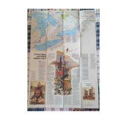 Close - Up: Canada Ontario National Geographic (Harita Map)