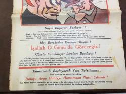 YENİ KÖROĞLU GAZETESİ - 21 ARALIK (KANUNUEVVEL) 1932 - SAYI: 486 - SIRP-İTALYAN POLİTİKASI DAVUL DERİSİ GİBİ GERİLDİ - GÜMÜŞ CUMHURİYET LİRALARI BASILIYOR - HÜLAĞU ARAP HALİFEYİ HAMAMDAN NASIL ÇIKARDI? HİKAYE, ŞİMDİKİ SEVDALAR - YOSMA OYNAYIP KAN DÖKMEK YOK! - ÜFÜRÜK! - ŞEHİRLİNİN FENDİ KASABAYI YENDİ! - SİNEMALAR, ELHAMRA, MELEK, GRETA GARBO, RAMON NAVARRO, BÜYÜK CASUSLUK FİLMİ MATAHARİ - BOMONTİ RAKI - DAYAN FENERBAHÇE! - ÇIRILPILKA GEZEN ADAM! - RAMAZAN FIKRALARI - KANLI KULE CİNAYETİ, DAYAK! - TÜRK NELER YAPAR? - ANADOLU ORTASINDA TÜRK VARLIĞI - ÇANKIRI ORTA MEKTEBİ İKİNCİ SINIF GENÇLERİ FOTOĞRAFI