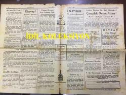 YENİ KÖROĞLU GAZETESİ - 21 ARALIK (KANUNUEVVEL) 1932 - SAYI: 486 - SIRP-İTALYAN POLİTİKASI DAVUL DERİSİ GİBİ GERİLDİ - GÜMÜŞ CUMHURİYET LİRALARI BASILIYOR - HÜLAĞU ARAP HALİFEYİ HAMAMDAN NASIL ÇIKARDI? HİKAYE, ŞİMDİKİ SEVDALAR - YOSMA OYNAYIP KAN DÖKMEK YOK! - ÜFÜRÜK! - ŞEHİRLİNİN FENDİ KASABAYI YENDİ! - SİNEMALAR, ELHAMRA, MELEK, GRETA GARBO, RAMON NAVARRO, BÜYÜK CASUSLUK FİLMİ MATAHARİ - BOMONTİ RAKI - DAYAN FENERBAHÇE! - ÇIRILPILKA GEZEN ADAM! - RAMAZAN FIKRALARI - KANLI KULE CİNAYETİ, DAYAK! - TÜRK NELER YAPAR? - ANADOLU ORTASINDA TÜRK VARLIĞI - ÇANKIRI ORTA MEKTEBİ İKİNCİ SINIF GENÇLERİ FOTOĞRAFI
