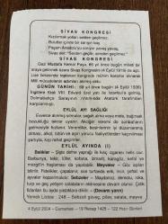 4 EYLÜL 2004 - TAKVİM YAPRAĞI - DOĞUM GÜNÜ HEDİYESİ - BÜYÜK SAATLİ MAARİF TAKVİMİ - GAZİ MUSTAFA KEMAL ATATÜRK - SİVAS KONGRESİ - İNGİLTERE KRAL VIII.EDVARD DOLMABAHÇE'YE GELDİ - EYLÜL AYINDA