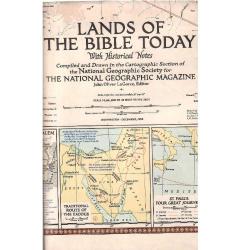 Lands Of The Bible Today National Geographic (Harita Map)