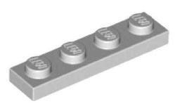 Lego 3710 Plaka 1x4 (Açık Gri)