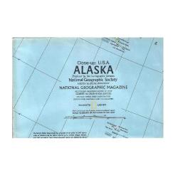 Close - Up: U.S.A Alaska - National Geographic (Harita Map)