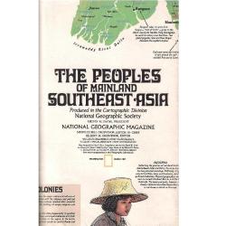The Peoples Of Mainland Southeast Asia - National Geographic (Harita Map)