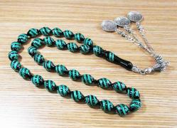 ÇeŞMi BüLBüL MİNELİ ÇaKMaLı KUKA 33LüK TESBİH......9x13mm