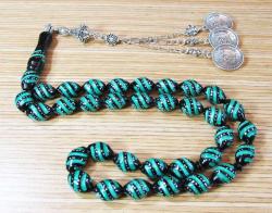 ÇeŞMi BüLBüL MİNELİ ÇaKMaLı KUKA 33LüK TESBİH......9x13mm