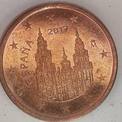 İSPANYA   2017     5 EUROCENT