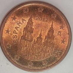 İSPANYA   2017     5 EUROCENT