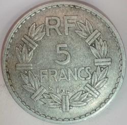 FRANSA 1945  5 FRANK
