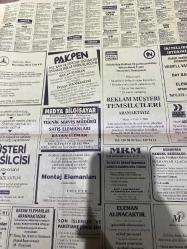 SABAH İSTANBUL ÖZEL SERİ SARI SAYFALAR GAZETESİ - 14 Temmuz 1998 -kuaför-emlakçı-garson-güvenlik elemanı-mimar mühendis-mobilya-Kaan Elektronik-Panasonic-Planet 983-Klimatek-Boybo Tekstil-ogden hizmet-alhan Çağrı-köyler elektrik sayaçları fabrikası-Pakpen-Mercedes-sigorta-saglık-telsim-tek net-Otoşen haberleşme araçları-Yalova-Şaşkınbakkal-Tuzla-akatlar-Aksaray-Bahçeşehir-bebek-Beşiktaş-Bayrampaşa-Bakırköy-Tarabya-Nişantaşı-yıldızlar elektronik-panel dış-rıfat Alkan kayıptır-Erkmer dış ticaret-Toros-Renault-Sabah pazarlama-Emin otomotiv-Gökçe motorlu araçlar-ATM otomotiv-zirve otomotiv-gedik otomotiv-Nissan