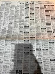 SABAH İSTANBUL ÖZEL SERİ SARI SAYFALAR GAZETESİ - 9 Kasım 1998 - sigorta-garson-mobilya-kuaför-Çocuk bakım-emlakçı-sağlık-tahsilatçı-şoför-temizlik elemanı-tezgahtar-tornacı-kasap-pastane-muhasebe-Beşiktaş-Beykoz-Alibeyköy-Bağcılar-Bakırköy-Gayrettepe-laleli-Levent-Gaziosmanpaşa-Fatih-Beşiktaş-Fındıkzade-Küçükçekmece-Ortaköy-Florya-Fulya- Üsküdar-Göztepe-Bağlarbaşı-Ataşehir-Yalova-Tuzla-Avcılar-Ulus-Merter-Anadoluhisarı-Tarabya-Sefaköy-yakacık-Suadiye-moda-kazasker-Maltepe-Kartal-Kalamış-Kadıköy-bostancı-akatlar Mecidiyeköy-Kocamustafapaşa-Çamlıca-Koşuyolu-Pendik-Kozyatağı-Ford-Mercedes-Citroen-BMW-Mazda-Kartal-Renault-Opel-Nissan-Mitsubishi-Kartal-Tempra-Doğan-Şahin-Murat-Abana- Karaca-muko Tekstil-best eğitim merkezi-Köhler elektrik sayaçları-Ülker Plasiyerler-okyanus gıda Sanayi-Semeteks tekstil-bosmar-tülay emlak Ekşioğlu Çınarcık kent-İstanbul telekom-ikizler Telshop-bayraktar otomotiv-Emin otomotiv-zirve otomotiv