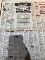 SABAH İSTANBUL ÖZEL SERİ SARI SAYFALAR GAZETESİ - 9 Kasım 1998 - sigorta-garson-mobilya-kuaför-Çocuk bakım-emlakçı-sağlık-tahsilatçı-şoför-temizlik elemanı-tezgahtar-tornacı-kasap-pastane-muhasebe-Beşiktaş-Beykoz-Alibeyköy-Bağcılar-Bakırköy-Gayrettepe-laleli-Levent-Gaziosmanpaşa-Fatih-Beşiktaş-Fındıkzade-Küçükçekmece-Ortaköy-Florya-Fulya- Üsküdar-Göztepe-Bağlarbaşı-Ataşehir-Yalova-Tuzla-Avcılar-Ulus-Merter-Anadoluhisarı-Tarabya-Sefaköy-yakacık-Suadiye-moda-kazasker-Maltepe-Kartal-Kalamış-Kadıköy-bostancı-akatlar Mecidiyeköy-Kocamustafapaşa-Çamlıca-Koşuyolu-Pendik-Kozyatağı-Ford-Mercedes-Citroen-BMW-Mazda-Kartal-Renault-Opel-Nissan-Mitsubishi-Kartal-Tempra-Doğan-Şahin-Murat-Abana- Karaca-muko Tekstil-best eğitim merkezi-Köhler elektrik sayaçları-Ülker Plasiyerler-okyanus gıda Sanayi-Semeteks tekstil-bosmar-tülay emlak Ekşioğlu Çınarcık kent-İstanbul telekom-ikizler Telshop-bayraktar otomotiv-Emin otomotiv-zirve otomotiv