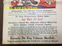 YENİ KÖROĞLU GAZETESİ - 8 ŞUBAT 1933 - SAYI: 500 - ALMANYA'DAKİ YENİ HÜKUMET FRANSIZI KORKUTUYOR - SAT MALI AL BALI - KARADENİZE ÇIKACAK MAL, AKDENİZDEN GİDECEK MAHSUL İÇİN DEVLET ADAMLARI YERİNDE ARAŞTIRMA YAPTILAR - BURSA'DA BİRKAÇ YOBAZIN MARİFEYİ - NEDEN KIYDI? PARASIZLIKTAN! - HEDİYELİK İMAM, HİKAYE - BOYALI TUZ - SİNEMA MELEK ve ELHAMRA'DA, BU GECE BENİ SEV, MAURICE CHEVALIER İLE JEANETTE MAC DONALD'IN ŞAHESERİ - RAKI NE YAPAR? - ŞAFAK ALİ - BOZUK YOLLAR NE OLACAK? - BURSA'DA BİRKAÇ  YOBAZ ARAPÇA EZAN İSTERİZ DEDŞKER AMA! - HALİFE İLE HÜLAGU, İSLAM TARİHİ, HÜLAGU BAĞDADA DAYANDI, ÖZ TÜRKÇE YAZDIĞI NAMEYİ HALİFEYE YOLLADI. FAKAT ARAP HALİFE HAMAM ALEMLERİNDE KEYFEDİYORDU - ADAPAZARI VOLEYBOL TAKIMI 1933 FOTOĞRAFI - YÜZBAŞI CELAL