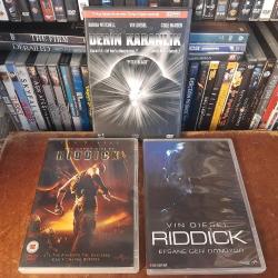 PITCH BLACK - RIDDICK - 1 VE 2 -  3 DVD  - ORJINAL BANDROLLU