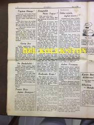 YENİ KÖROĞLU GAZETESİ - 1 ŞUBAT 1933 - SAYI: 498 - CAPONLAR DÜNYAYA METELİK VERMEDEN ÇİN'DE İLERLİYORLAR - KIŞ BASINCA ANADOLU NE ÇEKER;? İNGİLİZLER BOLŞEVİKLERDEN NİÇİN KORKUYORLAR? - TOPTAN HESAP! NE BUDALALIK! - TOSUN DAYI APTES BOZUYOR - ZENGİNLİK NELER YAPAR? - RADYODA EZAN! - ASKER FORMASI - İLK TÜRK OPERET FİLMİ, KARIM BENİ ALDATIRSA!, ELHAMRA ve MELEK - PARA MANİSİ - ENEBİ ŞİRKETLERLE MUKAVELE YAPARKEN GÖZÜMÜZÜ 4 AÇMALIYIZ! - GAZİ BABAMIZ - HALİFE İLE HÜLAGU, İSLAM TARİHİ - ARAP HALİFE ANBER VE SAKIZ KOKULU HAMAMDA KIZ ve OĞLANLARLA SABAHLARA KADAR EĞLENİR, ŞARAP İÇERDİ - YÜZBAŞI CELAL - İZMİR-ATİNA