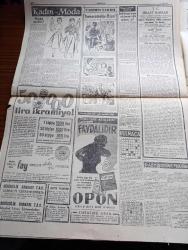 Cumhuriyet Gazetesi - 6 Aralık 1956 - Suriye'deki Türkler Yurdumuza Sığınıyor - Bugüne Kadar Yalnız Mardine Kaçanların Sayısı 1500 ü Aştı - Türkiye Suriye Hududunu Gösterir Harita - Amerika Bağdat Paktına Yeniden Teminat Verdi - Türkiye'nin Süveyş Kanalına Dair Görüşü - Üniversiteler Kanunu Derhâl Tadil Edilecek - Doçent Doktor Muammer Aksoy Da İstifa Etti - Komünistlerin Duruşması Gizli Devam Edecek - Türkiye İş Bankası - Sarayburnu Florya Sahil Yolu - Aşktan Da Üstün Yazan Elizabeth Gaskell Yazı Dizisi - Koruma Melekleri Yazan Burhan Felek Köşe Yazısı - Sevim Tarı - Şefik Hüsnü - Vehbi Koç Amerika'da Fotoğrafı - Tarihin Tarihi İmparatoriçe Öjeni Yazan Alain Decause - Kadın Moda Köşesi - Serkldoryan Binası Yıkılmadan Islah Edilemez Mi - Final Gününe 4 Güreşçi İle Girdik - Dursun Ali Erbaş - Müzahir Sille Mithat Bayrak - İstanbulspor Emniyeti Yenemedi Fotoğrafı