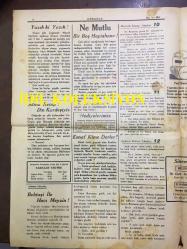 YENİ KÖROĞLU GAZETESİ - 18 OCAK (KANUNUSANİ) 1933 - SAYI: 494 - ÇİNLİ KAPI KAPI MERHAMET DİRENİRKEN CAPON ŞAKIR ŞAKIR ÇİNLİ KESİYOR - YEMEYENİN MALINI YERLER! ALLAH'IN VERDİĞİ MADENLER BİZE EN BÜYÜK DEFİNEDİR. EĞER ERGANİ MADENLERİNİ İŞLETİRSEK ŞARK VİLAYETLERİ MAMUR OLUR - ŞEKER BAYRAMI NE BAYRAMI? - ATMA RECEP! DİN KARDEŞİYİZ - BEKTAŞİ İLE HACI MEYZİN - BİR BOŞ HAPİSHANE - ESNAF KİME DERLER - PARA MANİSİ - SİNEMA MELEK, BİR ÇİÇEK İKİ BÖCEK, KATE DE NAGY - ELHAMRA SİNEMASI, SARIŞIN RÜYA, LILIAN HARVEY - İZMİR, ANKARA, İSTANBUL - TÜRK ZENGİNİ - AMAN HOCALAR, SARIĞINIZDAN UTANIN - 40 GÜN BAYRAM - SADE İSTANBUL'DA 3000 KİŞİ - HALİFE İLE HÜLAGU, İSLAM TARİHİ - YÜZBAŞI CELAL - 70 YAŞINDA OKUMA ÖĞRENEN MAHPUS MOLLA HALİL, DEVREK HAPİSHANESİ 1933 FOTOĞRAFI