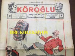 YENİ KÖROĞLU GAZETESİ - 18 ŞUBAT 1933 - SAYI: 503 - EFENDİLER, MEMLEKET SÜKUNET BEKLİYOR. MİLLET ARTIK HEM YOBAZ FESADINDAN HEM DE ZÜPPELİK MODASINDAN USANDI, BIKTI - MÜSABAKADA DALAVERE NASIL OLDU? - İZMİR GENÇLERİ LEVHALARI İNDİRDİLER - KEL BAŞA ŞİMŞİK TARAK - DELİ BEKİRİN YAT BORUSU - BİR ÇETE NASIL YAKALANDI? - BÖYLE MEZAR YIKILIR - 10,000 KİŞİLİK YENİ HAPİSHANE - ŞAH İSMAİL ARNAVUT ÇAKISI! - BURSA MÜFTÜSÜ MAHKEMEDE! - PARA MANİSİ - SİNEMA MELEK, ARSEN LÜPEN, SİNEMA ELHAMRA, HALKIN KIZI - YÜZBAŞI CELAL - DAYAN MİLLİ TAKIM - HALİFE İLE HÜLAGU, İSLAM TARİHİ, HÜLAĞU ORDUSUNDA BİR GECE! HALİFE VE OĞULLARI DERİN VE TATLI BİR UYKUYA DALMIŞLARDI. BU SIRADA HÜLAĞUNUN ÇADIRINDA... - YAD ELLERDE TÜRK YAVRULARI - YUNANİSTAN GÜLÜMCİNE KASABASI GENÇLERİNİN TOPLU FOTOĞRAFI, 1933