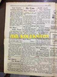 YENİ KÖROĞLU GAZETESİ - 18 ŞUBAT 1933 - SAYI: 503 - EFENDİLER, MEMLEKET SÜKUNET BEKLİYOR. MİLLET ARTIK HEM YOBAZ FESADINDAN HEM DE ZÜPPELİK MODASINDAN USANDI, BIKTI - MÜSABAKADA DALAVERE NASIL OLDU? - İZMİR GENÇLERİ LEVHALARI İNDİRDİLER - KEL BAŞA ŞİMŞİK TARAK - DELİ BEKİRİN YAT BORUSU - BİR ÇETE NASIL YAKALANDI? - BÖYLE MEZAR YIKILIR - 10,000 KİŞİLİK YENİ HAPİSHANE - ŞAH İSMAİL ARNAVUT ÇAKISI! - BURSA MÜFTÜSÜ MAHKEMEDE! - PARA MANİSİ - SİNEMA MELEK, ARSEN LÜPEN, SİNEMA ELHAMRA, HALKIN KIZI - YÜZBAŞI CELAL - DAYAN MİLLİ TAKIM - HALİFE İLE HÜLAGU, İSLAM TARİHİ, HÜLAĞU ORDUSUNDA BİR GECE! HALİFE VE OĞULLARI DERİN VE TATLI BİR UYKUYA DALMIŞLARDI. BU SIRADA HÜLAĞUNUN ÇADIRINDA... - YAD ELLERDE TÜRK YAVRULARI - YUNANİSTAN GÜLÜMCİNE KASABASI GENÇLERİNİN TOPLU FOTOĞRAFI, 1933