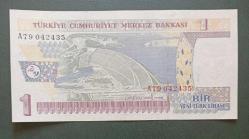 8 Emisyon (seri sonu )A 79  Seri 1 Yeni Lira Çil altı