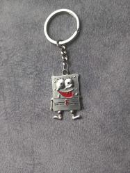 SÜNGER BOB METAL ANAHTARLIK.  SIFIR GİBİ.  KOLEKSİYONLUK