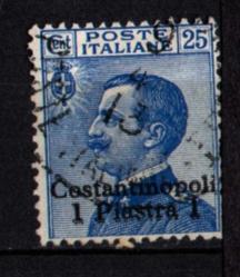 Italya Levant '' Constantinopoli'' 1 Kuruş 1909-1911 (op1153)