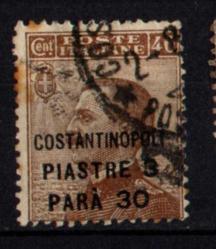 Italya Levant '' Constantinopoli'' 3 Kuruş 30 Para 1922 (op1158)