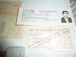 ÖSYM SINAV KALEMLERİ SİLGİ KALEMTRAŞ ÖSYM GİRİŞ KARTLARI VE SINAV SONUŞ BELGELERİ  45 PARÇA HEPSİ FİYATA DAHİL