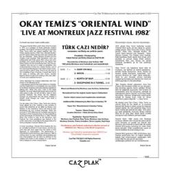 Montreux Jazz Festival 1982 (Numaralı Türkiye Edisyonu - Plak) Okay Temiz