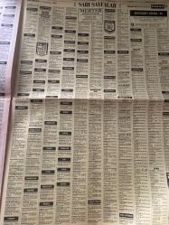 SABAH İSTANBUL ÖZEL SERİ SARI SAYFALAR GAZETESİ - 27 Temmuz 1998 - sigorta-garson-mobilya-kuaför-Çocuk bakım-emlakçı-sağlık-tahsilatçı-şoför-temizlik elemanı-tezgahtar-tornacı-kasap-pastane-muhasebe-Beşiktaş-Beykoz-Alibeyköy-Bağcılar-Bakırköy-Gayrettepe-laleli-Levent-Gaziosmanpaşa-Fatih-Beşiktaş-Fındıkzade-Küçükçekmece-Ortaköy-Florya-Fulya- Üsküdar-Göztepe-Bağlarbaşı-Ataşehir-Yalova-Tuzla-Avcılar-Ulus-Merter-Anadoluhisarı-Tarabya-Sefaköy-yakacık-Suadiye-moda-kazasker-Maltepe-Kartal-Kalamış-Kadıköy-bostancı-akatlar Mecidiyeköy-Kocamustafapaşa-Çamlıca-Koşuyolu-Pendik-Kozyatağı-Ford-Mercedes-Citroen-BMW-Mazda-Kartal-Renault-Opel-Nissan-Mitsubishi-Kartal-Tempra-Doğan-Şahin-Murat-planet 993-Stil triko-Tamet Marmara gıda-moda-Tin Tin triko-Erkan raf-TC-Şemistan telefon-İstanbul telekom-erıcsson-West telekom-estaş elektronik-gedik motorlu araçlar-boyut otomotiv