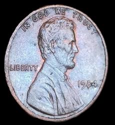 Amerika 1984 1 Lincoln Cent