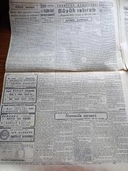 Cumhuriyet Gazetesi - 8 Haziran 1944 - Harp Sona Yaklaşıyor Yazan Nadir Nadi Köşe Yazısı - İstila Hareketi İnkişaf Ediyor - Müttefikler Üç Köprü Başı Kurdular - İstila Sahasını Ve Müttefiklerin Kurdukları Köprübaşıları Ve Mevkilerini Gösterir Harita - Roosevelt'in İfşaatı - Müttefikler Başkumandanı General Eisenhower Paraşütçülerle Fotoğrafı - Fransız Başvekili Laval - Milli Şef İsmet İnönü Dün Ankara'ya Döndüler - Cemal Nadir Karikatür - Küçük Hikaye Namuslu Serseri Çeviren Hamdi Varoğlu - Dalgalar Senfonisi Bu Akşam Lale Sinemasında - Sokaktan Gelen Kadın Yazan Esat Mahmut Karakurt Yazı Dizisi - Edebiyat Bahisleri Yazan Rüştü Şardağ - Resmi Daireler Yazan Burhan Felek Köşe Yazısı - Mussolini İstila İçin Ne Diyor - Hasan Kuvvet Şurubu - Taksim Belediye Gazinosunda Rosita Alonso - Bugünkü Radyo Programı - Çapamarka - Radyokarbon - Nevrozin - Ravel Parfüm - Ademi İktidar Ve Bel Gevşekliğine Karşı Hormobin