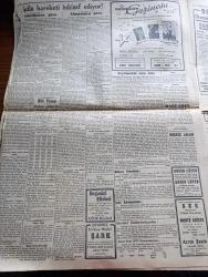 Cumhuriyet Gazetesi - 8 Haziran 1944 - Harp Sona Yaklaşıyor Yazan Nadir Nadi Köşe Yazısı - İstila Hareketi İnkişaf Ediyor - Müttefikler Üç Köprü Başı Kurdular - İstila Sahasını Ve Müttefiklerin Kurdukları Köprübaşıları Ve Mevkilerini Gösterir Harita - Roosevelt'in İfşaatı - Müttefikler Başkumandanı General Eisenhower Paraşütçülerle Fotoğrafı - Fransız Başvekili Laval - Milli Şef İsmet İnönü Dün Ankara'ya Döndüler - Cemal Nadir Karikatür - Küçük Hikaye Namuslu Serseri Çeviren Hamdi Varoğlu - Dalgalar Senfonisi Bu Akşam Lale Sinemasında - Sokaktan Gelen Kadın Yazan Esat Mahmut Karakurt Yazı Dizisi - Edebiyat Bahisleri Yazan Rüştü Şardağ - Resmi Daireler Yazan Burhan Felek Köşe Yazısı - Mussolini İstila İçin Ne Diyor - Hasan Kuvvet Şurubu - Taksim Belediye Gazinosunda Rosita Alonso - Bugünkü Radyo Programı - Çapamarka - Radyokarbon - Nevrozin - Ravel Parfüm - Ademi İktidar Ve Bel Gevşekliğine Karşı Hormobin