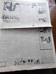 Cumhuriyet Gazetesi - 20 Mart 1954 - Pazarlık Yazan Nadir Nadi Köşe Yazısı - Demokrat Parti'nin Aday Yoklamaları Bir Hafta Tehir Edildi - Milli Futbol Takımımız Bu Sabah Gelecek - İtalyan Hükümeti Komünist Partisine Harp İlan Etti - Doktor Adenauer İle Görüşmeler Başladı - Çarşıkapıda Dün Gece Yangın Çıktı Fotoğraf - Osman Güzel Mağazası Ve Marmara Fotoğrafhanesi Tamamen Yandı - Cumhurbaşkanı Celal Bayar Çankaya'da Adenauer İle Birlikte Fotoğraf - Binicilik Ekibi Bugün Fransa'ya Gidiyor - İnce Memed Yazan Yaşar Kemal Yazı Dizisi - Millet Partisinden Niçin Çekildim Yazan Hikmet Bayur Yazı Dizisi - Mısırlı Kadınlar Açlık Grevine Son Verdiler - Vefa İstanbulspor Maçı - Galatasaray'ın Kıbrıs Seyahati - Çetinkaya Takımı Antrenörü Naci Özkaya - Beşiktaş Kulübünün Senelik Kongresi - Sarayların Aşk İlahesi Desiree Yazan Annemarie Selinko Yazı Dizisi - Arı Bisküvileri - Hawkins Düdüklü Tencere -  Roja Briyantin