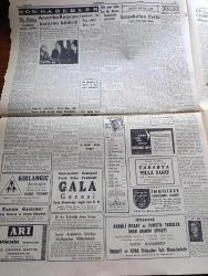 Cumhuriyet Gazetesi - 29 Mayıs 1959 - CHP Meclis Grubu Dün Bir Bildirildi Yayınladı - Amerika Feza Yolunu Dün İnsanlara Açtı - Canlı Olarak Dünyaya Dönen İlk Feza Yolcuları Maymunlar Fotoğrafı - Demokrat Parti Genel Merkezi Cumhuriyetçi Köylü Millet Partisinde Çözülme Olduğunu Bildiriyor - Maçkada Taşlık Tenis Kulübü Basıldı - Amerikan Bandosu Fotoğrafı -  Bahar Ve Çiçek Bayramı - İstanbul'un 506. Fetih Yıldönümü - Kurtlar Ulurken Yazan Alix Andre Yazı Dizisi - Bay Oscar Karikatür - 1958 1959 Yunus Nadi Armağanı Röportaj Müsabakası -  Marlene Dietrich Kadınlara Nasihat Veriyor - Uluç Ali Yazan Halikarnas Balıkçısı Yazı Dizisi - Gary Grant Cazibesinin Sırrını İtiraf Etti - Kırlangıç Zeytinyağları - Papa 11 Haziran'da Celal Bayar'ı Kabul Edecek - Devrim Tarihi İmtihanında Bir Hadise - Avrupa Basketbol Şampiyonası - Doğu Almanya İle Oynuyoruz - Fenerbahçe Haftaya Doğan Türk Birliğinin Davetlisi Olarak Kıbrısa Gidiyor - 3. Akdeniz Oyunlarına Lübnan Hazırlanıyor - Federasyon Kupası